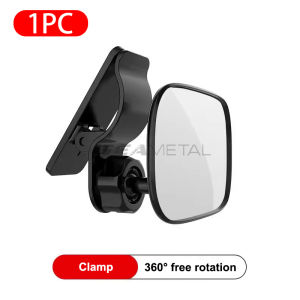 SEAMETAL Car Safety View Back Seat Mirror Baby Mirrors Suction Cup Windshield Sun Visor Plate Clip Auxiliary Observe Rear Mirror