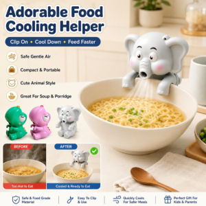 Portable Neck Fan Mini Handheld Fan Baby Cooling Fan Clip on Cup Holder Hands Free Desk Fan Personal Fan