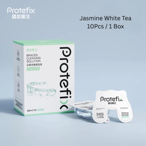 PROTEFIX Retainer Mouthguard Braces Cleaner Solution Aligner Retainer Cleaning Kit 10Pcs 99% Bacteria & Odor Removal