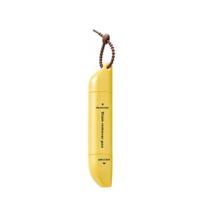 LINCHEIN 15ml Bút tẩy vết bẩn Hình dáng quả chuối Đầu kép Chất tẩy vết bẩn khẩn cấp  Ngay lập tức Bút tẩy dầu mỡ dành cho quần áo