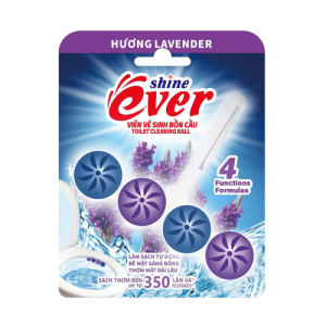 Viên treo bồn cầu evershine vỉ 4 viên hương Levender