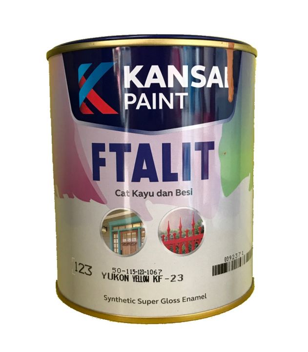 Cat Besi Kayu Ftalit Kansai Warna Gloss dan Doff 1kg