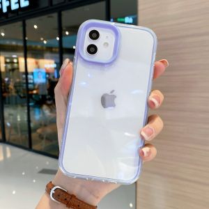 0505 VVV CASE Armor 3 in 1 Iphone 6 6+ 12 12pro 12promax 12mini 13 13pro 13promax 13mini casing transparan shockproof Hybrid frosted pelindung protect kamera