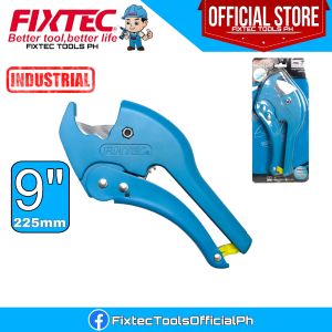 FIXTEC 9" (225mm) Carbon Steel Pipe Cutter – Heavy-Duty Cutter for Steel Copper & PVC Pipes FHPPC142