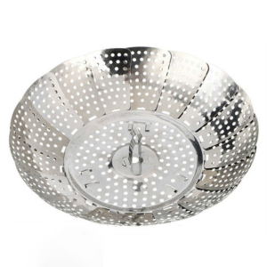 Thickening Folding Steamer Basket Stainle Steel Collapsible Vegetable Steamers Expandable to Fit Various Size Pot