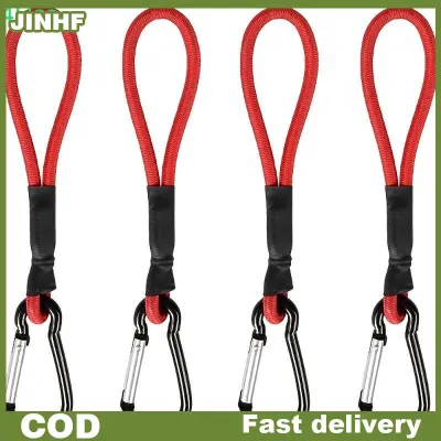 JINHF Dây buộc Paracord bền với Carabiner nặng 5 màu lựa chọn Dây đeo chống mất cho cắm trại ngoài trời Đi Bộ Đường Dài mang chìa khóa