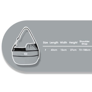 HamshMoc Pet Sling Bag PP Board Base Comfort Carry Lightweight Design Escape Proof