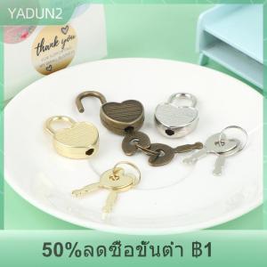 【LAKEBAO】 1set Heart Shape padlock กระเป๋าเดินทางฮาร์ดแวร์ล็อค W/LOCK สำหรับไดอารี่ Book Jewelry BOX