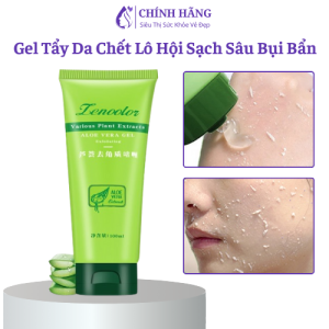 Gel Tẩy Da Chết Chiết Xuất Lô Hội Giúp Da Căng Bóng Trắng Mịn Đồng Thời Cấp Ẩm Cho Làn Da Khô Thiếu Nước 200g