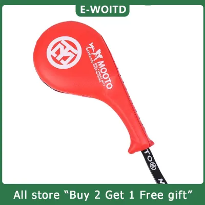 [COD] E-WOITD Kids Taekwondo PU Rebound Sponge Durable Double Kick Pad Target Boxing Sanda Pad For Tae Kwon Do Karate Training Small Gifts
