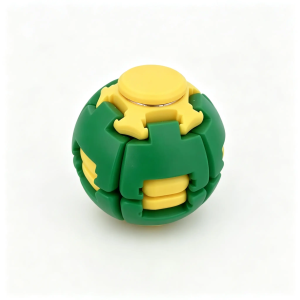 3D ADHD Autism Sensory Fidget Ball Press Spin Rotating Portable Stress Relief Toy For Kids Adults,Color random