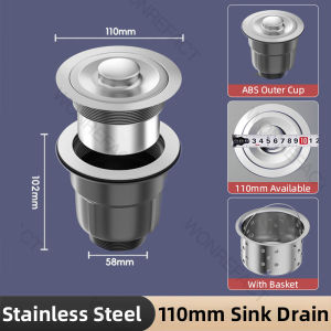 Premium Kitchen Sink Drain Pipe Set Automatic Anti-Odor Valve Insect-Proof Flexible Hose