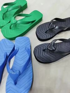 [Free Shipping] New Summer WomenS Square-Toe Casual Heart-Shaped Versatile EVA Wedge Flip-Flops Beach Sandals