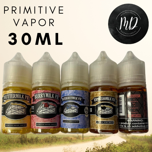 Primitive vapor opmh project Salt 30ML Berrymilk Pie Blueberrymilk Pie