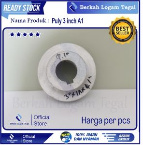 PULLEY PULLY A1 3 LUBANG PILIH VARIAN POLI ALUMINIUM/ Peralatan Mesin