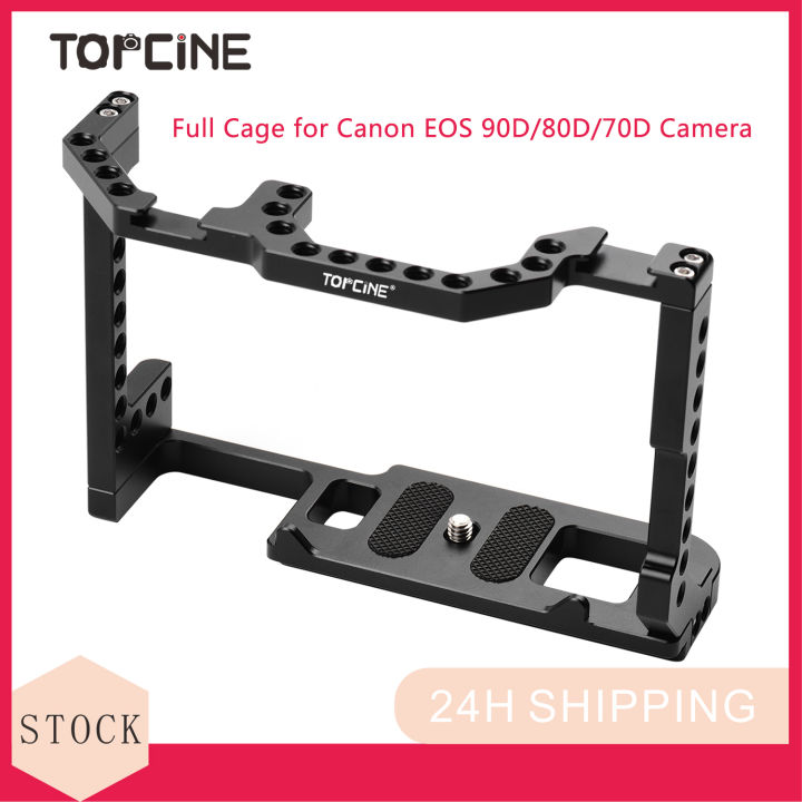 Topcine Camera Cage for Canon EOS 90D/80D/70D CameraPhotography