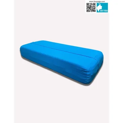 หมอนโยคะ Organic Cotton ( Bolsters ) ทรงปราณยามะ-New Blue