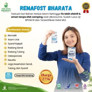 REMAFOST BHARATA HERBAL || Obat Syaraf Kejepit & Salah Urat