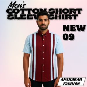 Men’s Cotton Short Sleeve Shirt | Casual Stylish Shirt for Daily Wear