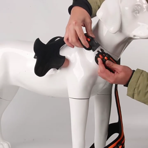 Comfortable Reflective Dog Chest and Shoulder Straps Ensure Safety for Dogs Cats During Training with Visibility