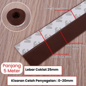 Seal Penutup Celah Bawah Pintu Door Bottom Anti Debu dan Serangga