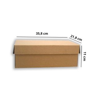 ( ISI 20 ) Dus Sepatu Die Cut 358x218x11 cm Dus Sepatu Murah Polos (Bisa custom)- Tokodus Pagarsih