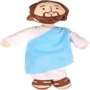 Kids Toys Children Gift Virgin Mary Sofa Decoration Christ Religious Home Decoration Virgin Mary Plush Toy Jesus Plush Doll Plush Pillow Stuffed Toy