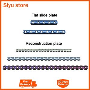 GREATLH Orthopedic Medical Bone Plate Reconstruction Bone Plate for Small Dogs Cats Orthopedic Veterinary Surgical Instruments