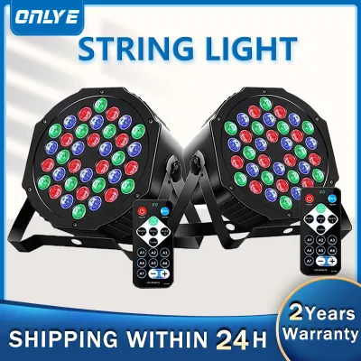 Stage Light Par LED Light 18/36/54 LED RGB DMX 512 Professional Disco Light Stage Flat Par Lighting Effect For Ktv Bar Club DJ Party Holiday Christmas Wedding Birthday Decorative Show Lights Projector Par Lamp