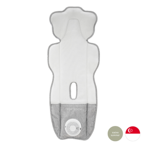 Baby Stroller Cooling Seat with Built-in Fan | Singapore Brand | USB-Powered Gentle Airflow Pad Under Baby’s Back for Strollers & Car Seats (Use with Your Own Power Bank) | Native Summer Air Mesh | Stroller Seat With Fan | Local Baby Brand