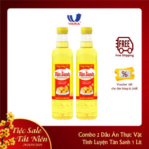 Combo 2 chai Dầu thực vật tinh luyện Tân Sanh