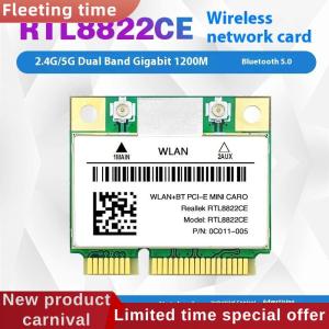 Fleeting time 1 Set For Laptop PC Windows 10 11 RTL8822CE RTL8821CE Wifi Card And Antenna 802.11AC Network Mini Pcie BT5.0