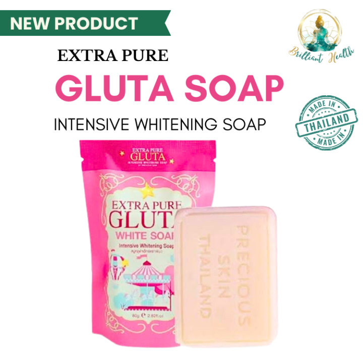 lazada thai glutathione Extra Pure Gluta White Soap from Thailand PQQ CoQ10 with NAC radiance boosting MK-677 - Refined Bio (Type):Liquid