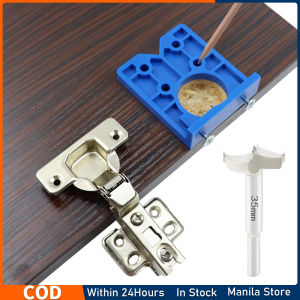 35mm Concealed Hinge Boring Jig kit Wood Furniture Door Cabinets Hinge Installation Tool Hinge Hole Drilling Guide For Carpentry Woodworking Tools