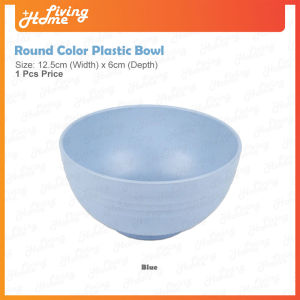 Round Color Plastic Bowl Rice Bowl Size Diameter 12cm Depth 6cm