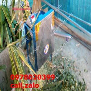 Máy băm cỏ rau chuối inox công suất 2hp động cơ toàn phát chính hãng