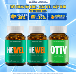 Combo Bổ Não Và Gan Ecogreen Hỗ Trợ Giải Độc Gan Giảm Đau Đầu Ngủ Ngon (Dùng 1 tháng) hàng chính hãng made in USA