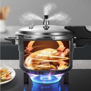 PRIMEPICKGLOBAL 3-14L Capacity Pressure Cooker Hard Oxidation Explosion Proof Gas Stove Cooker Durable Aluminum Alloy Kitchen Cooking Pot
