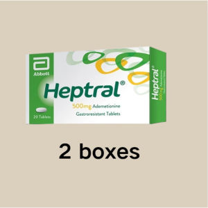 Limited-time promotion! [EXP: 2027] Heptral 500mg (10s x 2)  Authentic Product