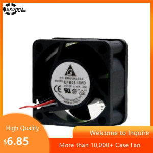 for Delta EFB0412MD 40mm 12V 0.10A 4020 Cooling Fan 3-Wire Fan for Switches Servers