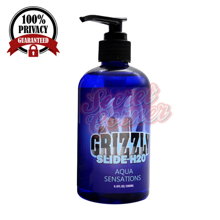 Secret Corner Grizzly Slide H2o Aqua Sensation Premium Personal Lubricant Vagina Anal Lube For 7010