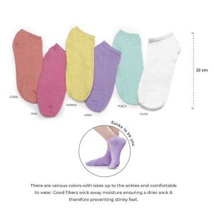 Kaos Kaki Pendek Mata Kaki Buat Sekolah Kerja Kantor Olahraga Pria Wanita