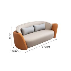 Sacesr Nordic Creative Office Sofa Company Business Reception Rest Area Sofa Chair Long Sitting Comfortable Office Furniture FYOS B8T9H
