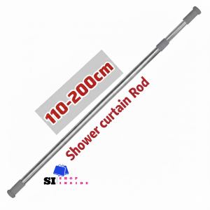 Stainless Steel Extensible Innerspring Shower Curtain Rod