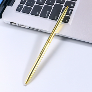 Ballpoint Pen with Metal Base Stand Desk Metal Ballpoint Pen for Office Guest Sign In Pen for Wedding Hotel Reception
