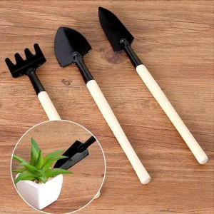 Bộ cuốc xẻng làm vườn mini chăm sóc bồn hoa ban công khuôn viên nhỏ