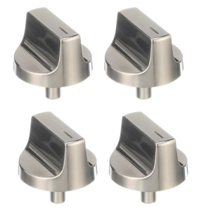 4 Pack Contemporary Gas Cooker Control Handle Replacement Multipurpose Compatibility Plastic Structure for Repairing