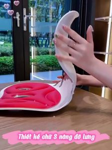 Đệm Ghế Tựa Lưng Công Thái Học - Hỗ Trợ Điều Chỉnh Tư Thế Ngồi Thẳng Lưng Thoải Mái