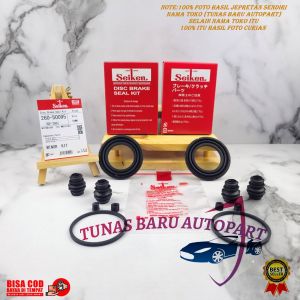 KIT CALIPER KARET CAKRAM RODA DEPAN XPANDER LIVINA NEW 1SET SEIKEN