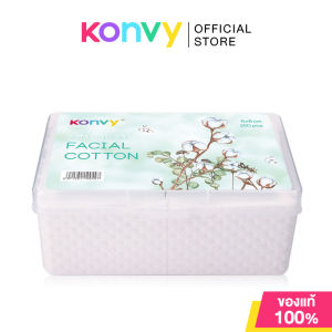 Konvy Facial Cotton 150pcs คอนวี่ สำลีแผ่นนบาง เพื่อผิวหน้าโดยเฉพาะ สำลี Konvy - Lazada